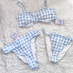 Gingham Bikini Set